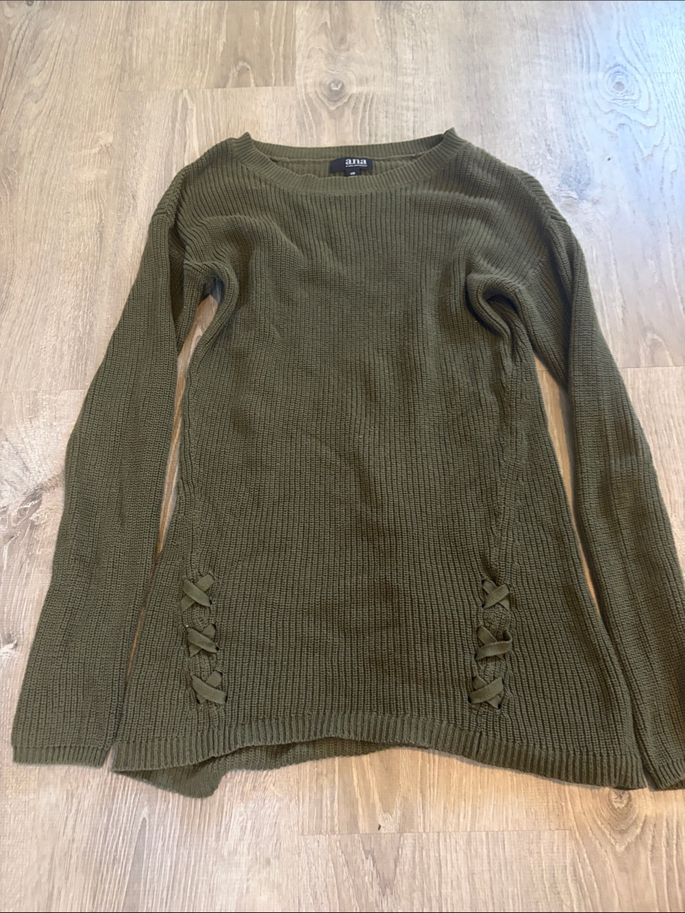 Olive Green Women's Knit Sweater
